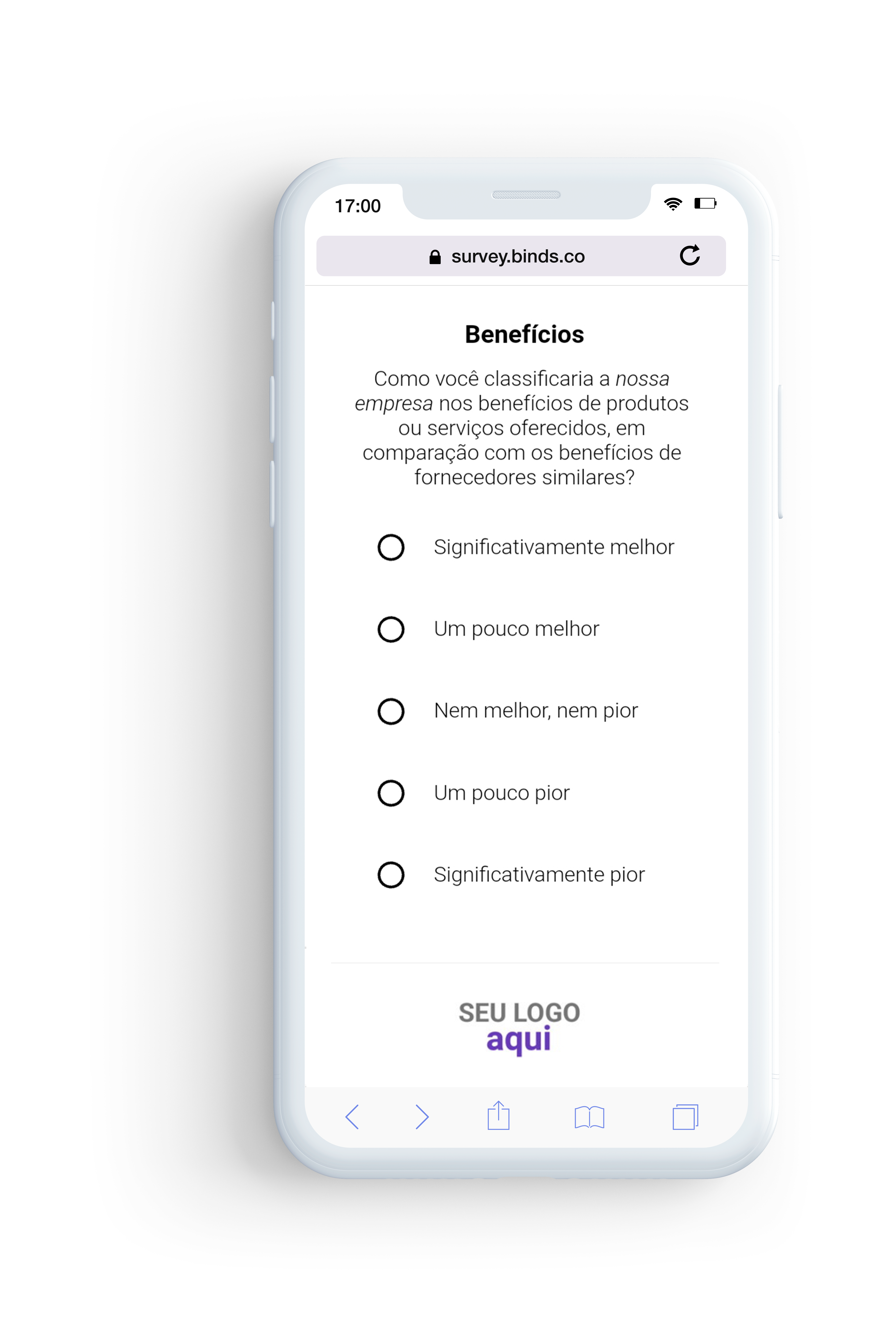 Exemplo de pesquisa NVS